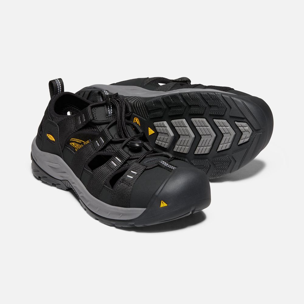 Chaussures de Travail Keen Homme Noir | Atlanta Ii Cooler (Steel Toe) | MVLHK-5879